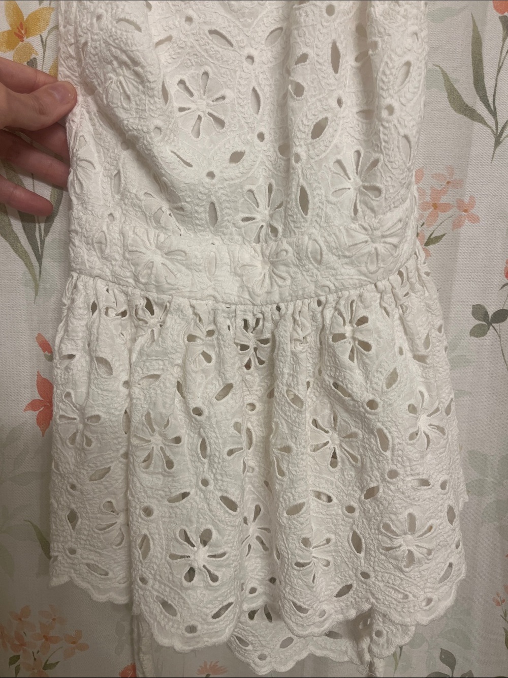 Zimmermann Cream Eyelet Tie-Waist Halter Top - SIZE 1 - Picture 11 of 14